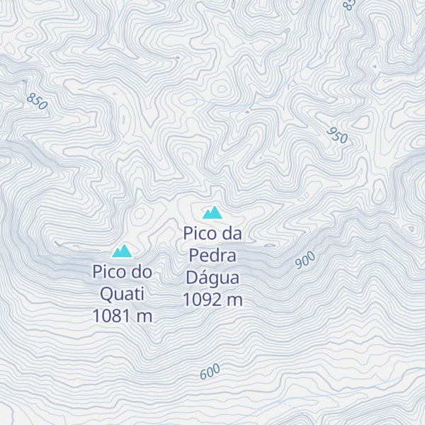 Map of Pico da Pedra Dágua