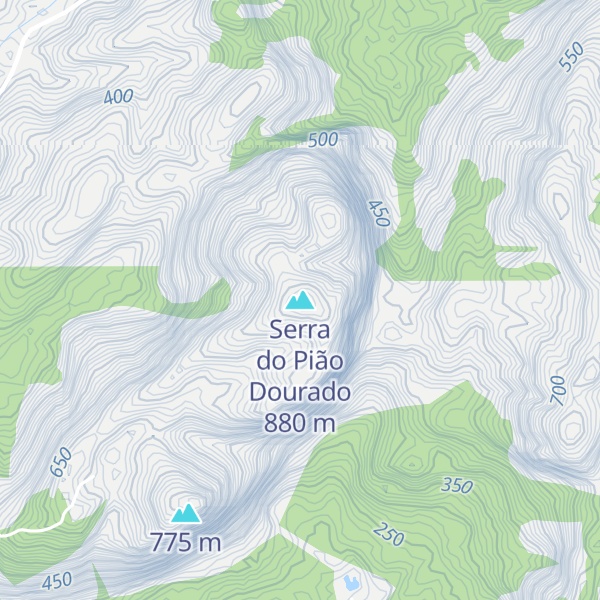 Map of Serra do Pião Dourado