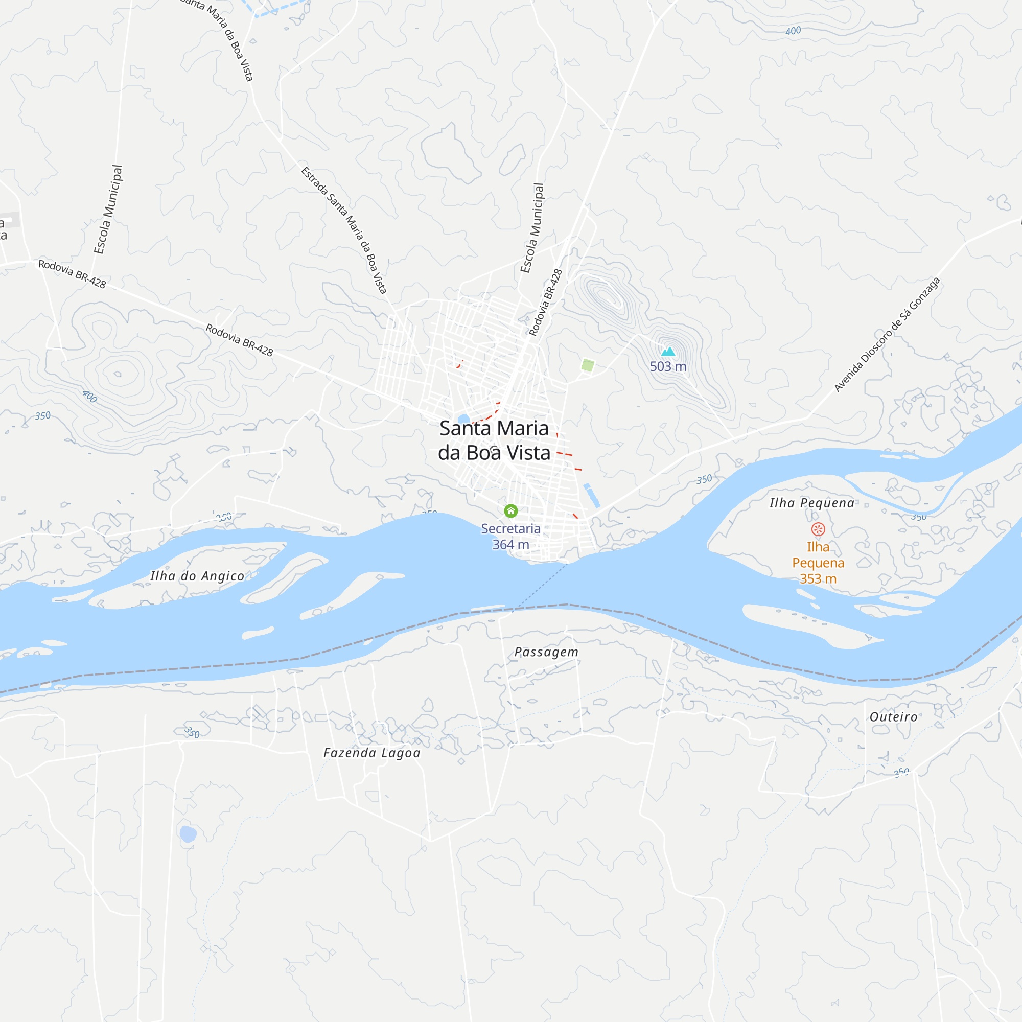 Secretaria map