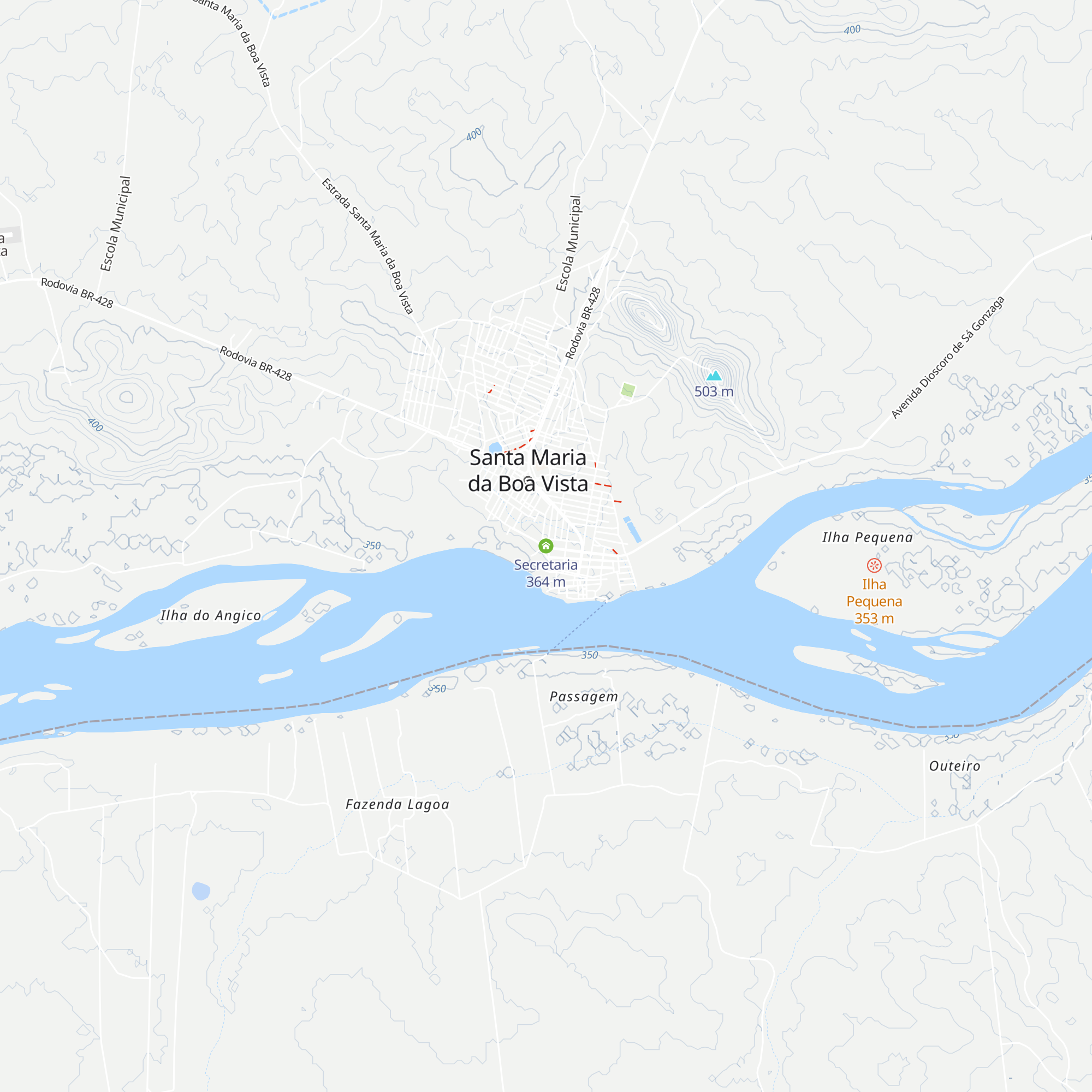 Secretaria map