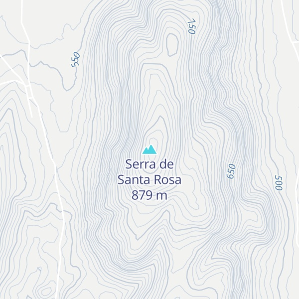 Map of Serra de Santa Rosa