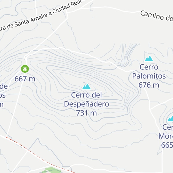 Map of Cerro del Despeñadero