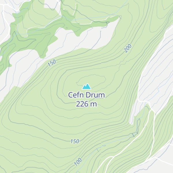 Map of Cefn Drum