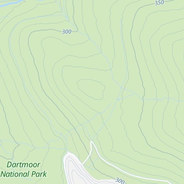 Map of Great Trowlesworthy Tor