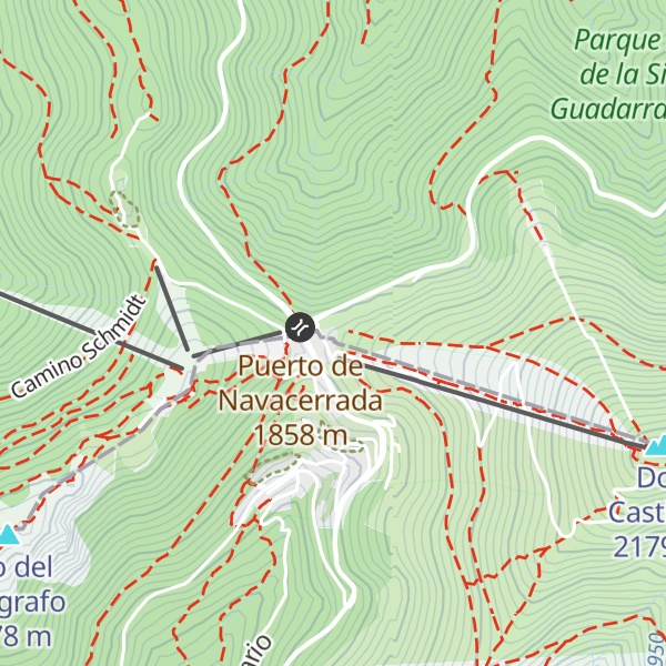 Map of Refugio Cumbres