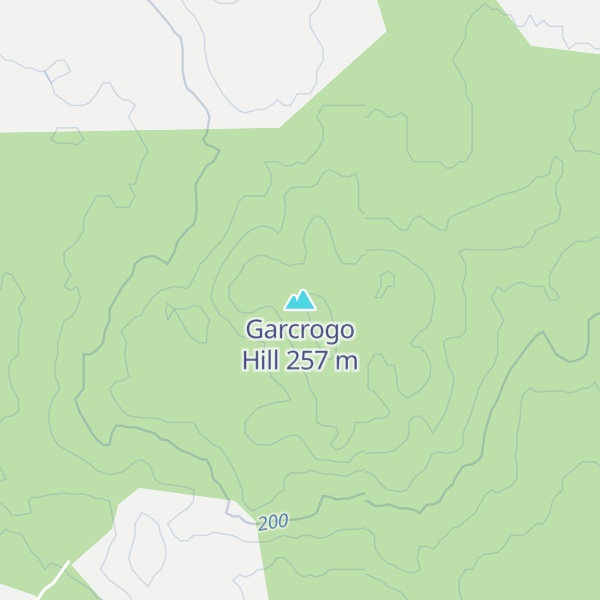 Map of Garcrogo Hill