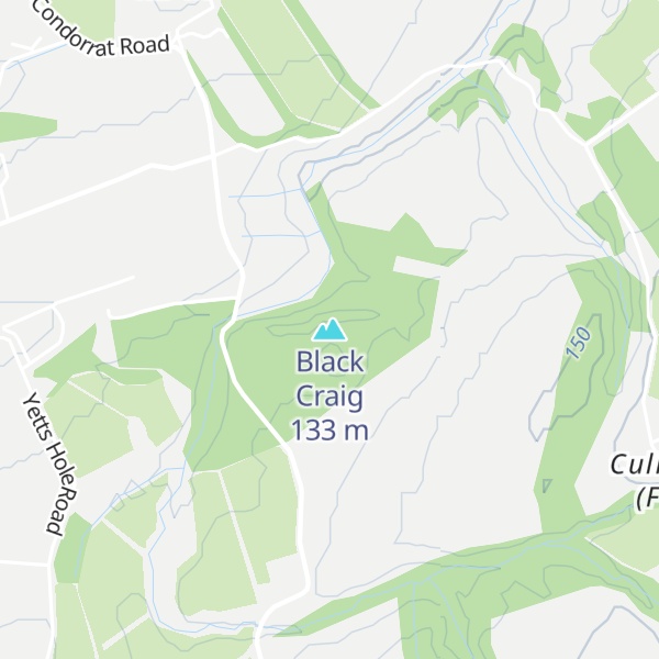 Map of Black Craig