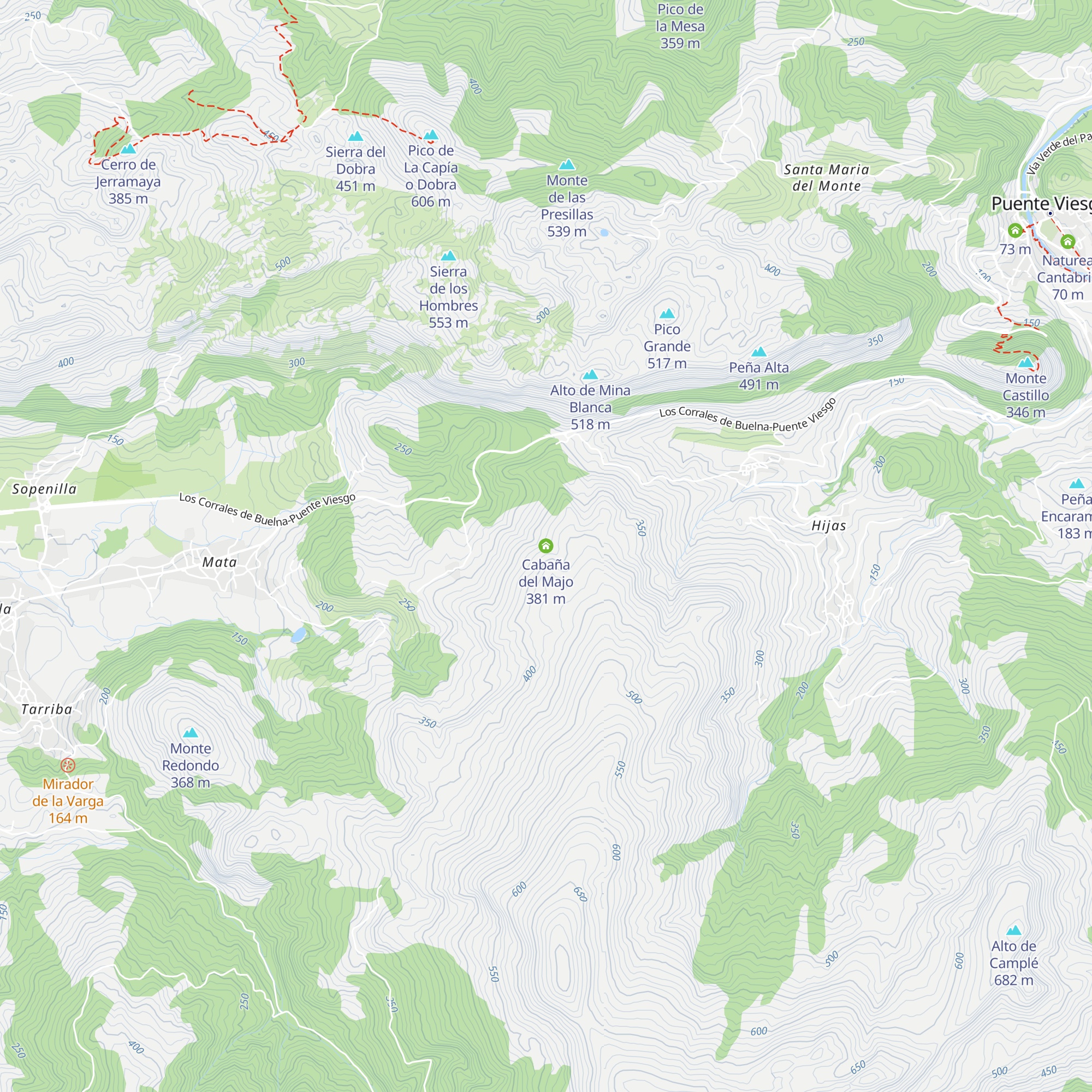 Cabaña del Majo map