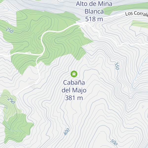 Map of Cabaña del Majo