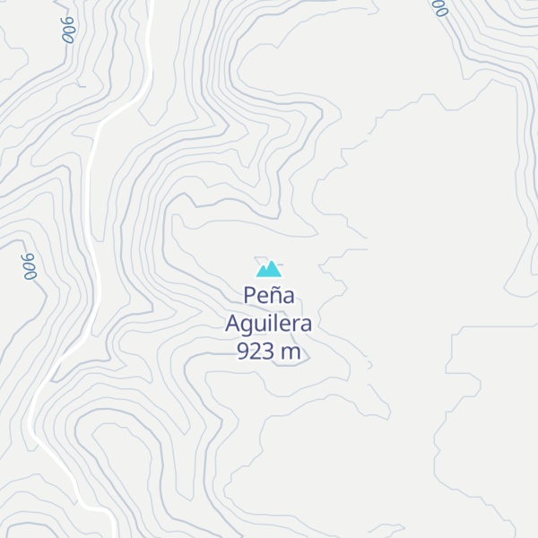Map of Peña Aguilera
