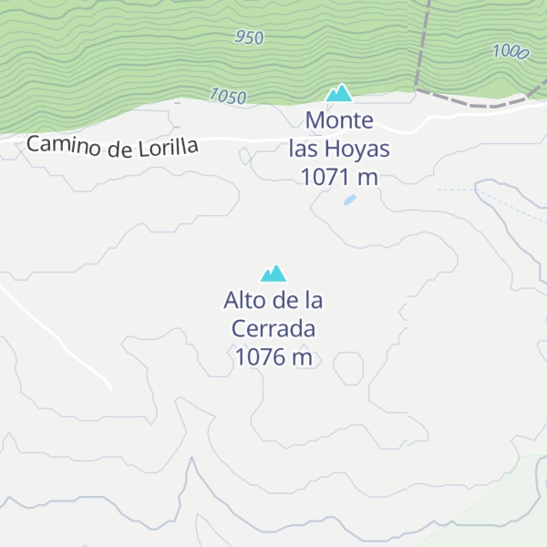 Map of Alto de la Cerrada