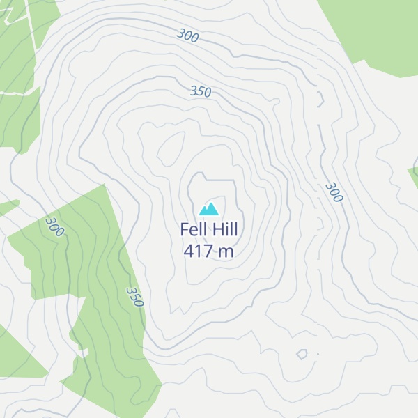 Map of Fell Hill