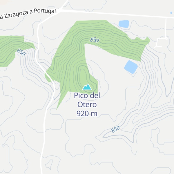 Map of Pico del Otero