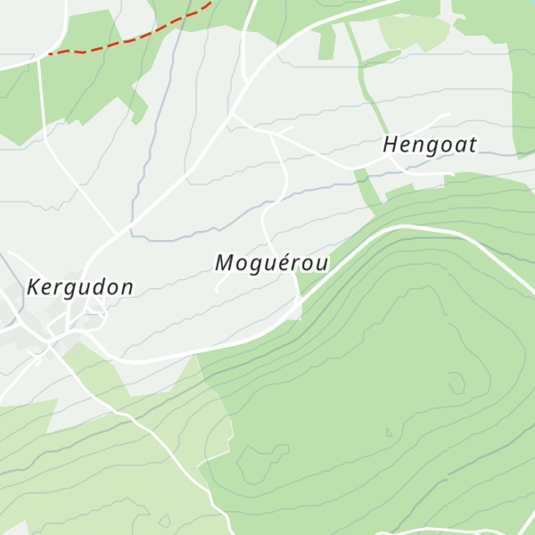 Map of Gîte de Moguerou