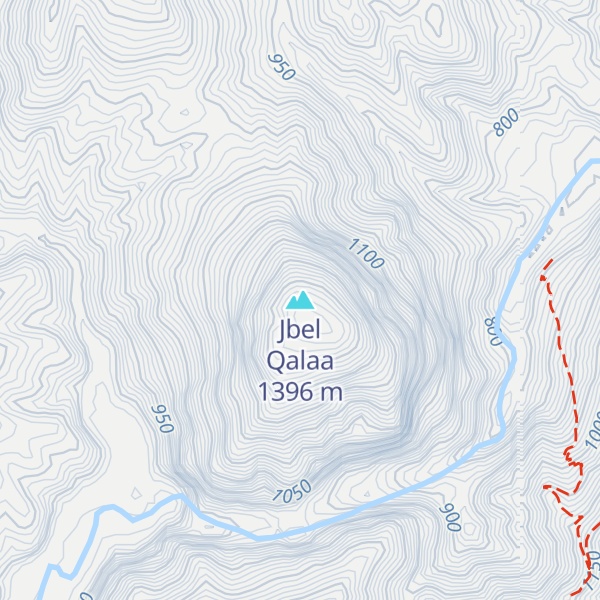 Map of Jbel Qalaa