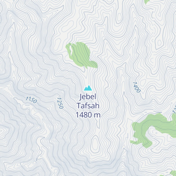 Map of Jebel Tafsah
