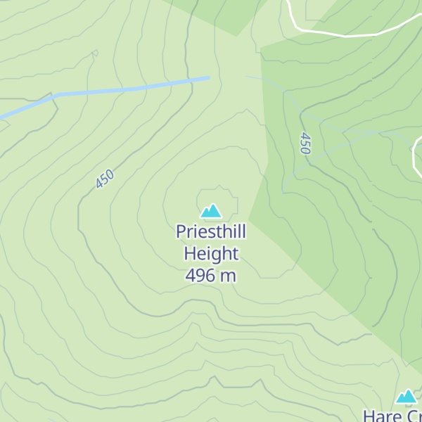 Map of Priesthill Height