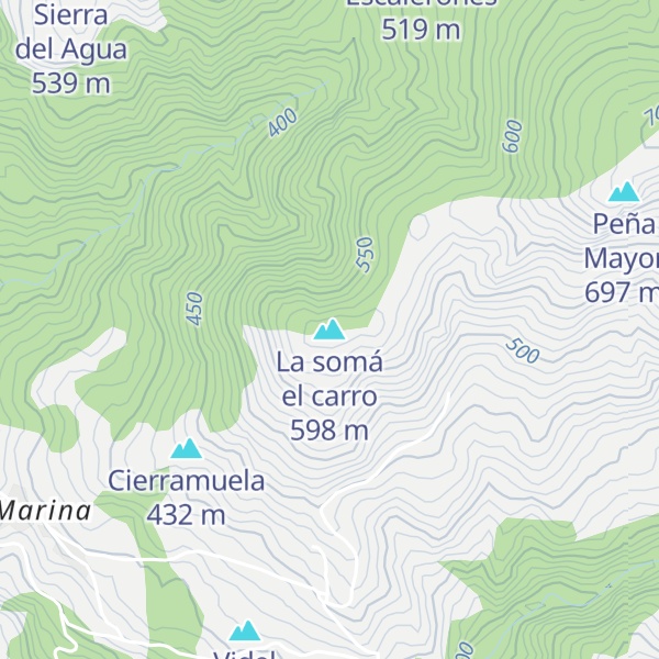 Map of La somá el carro