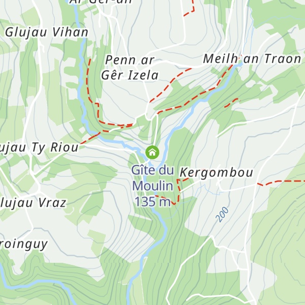 Map of Gîte du Moulin
