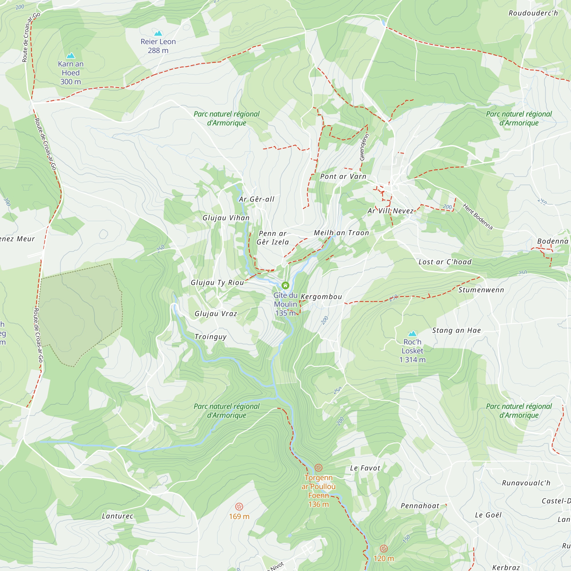 Gîte du Moulin map