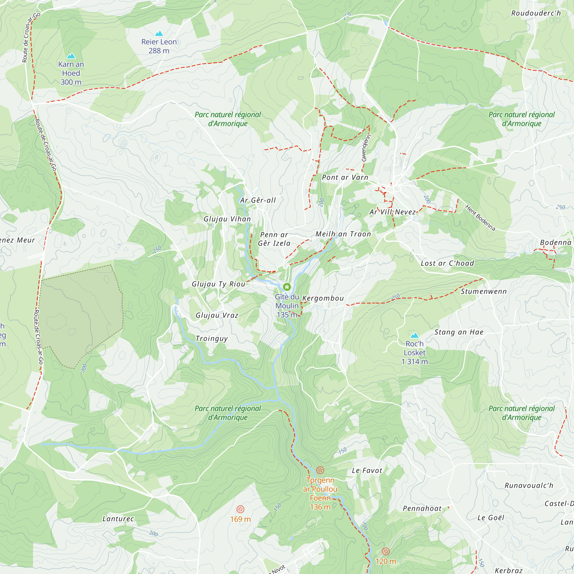 Gîte du Moulin map