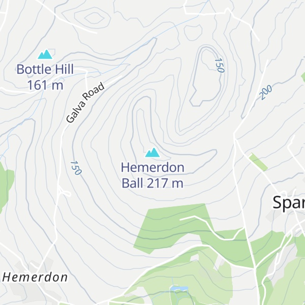 Map of Hemerdon Ball
