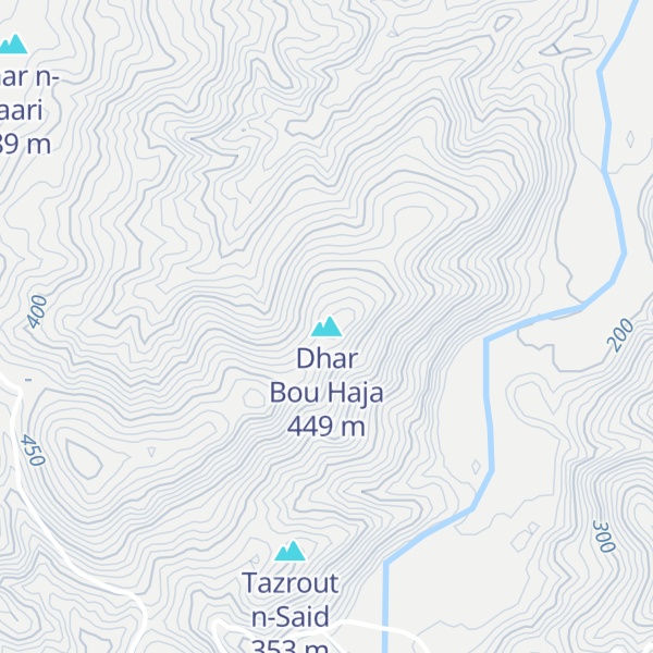Map of Dhar Bou Haja