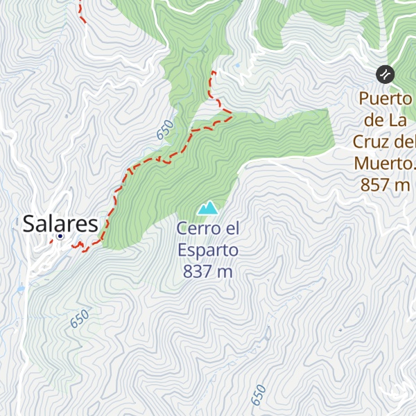 Map of Cerro el Esparto