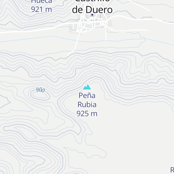 Map of Peña Rubia