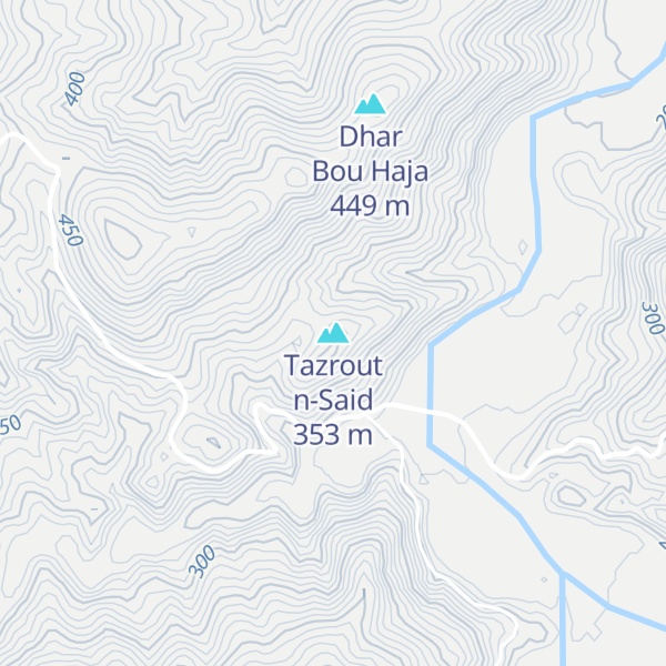 Map of Tazrout n-Said