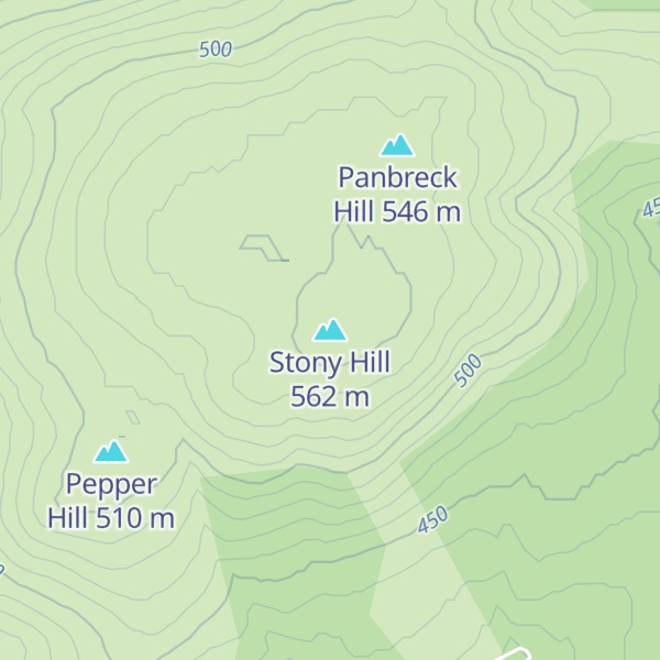 Map of Stony Hill