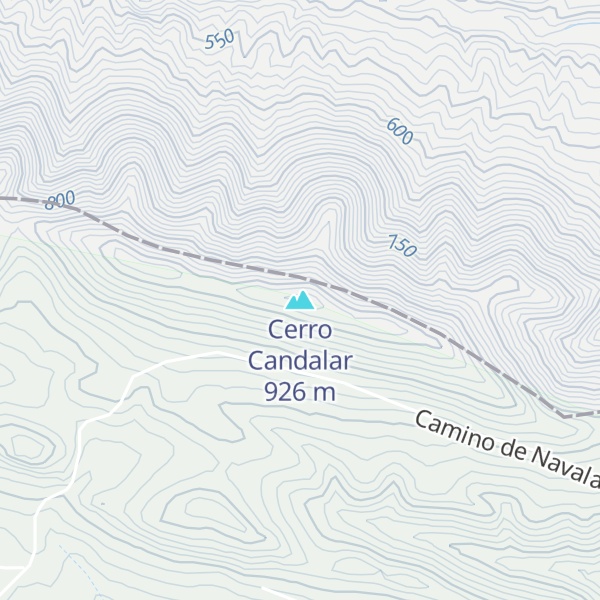 Map of Cerro Candalar