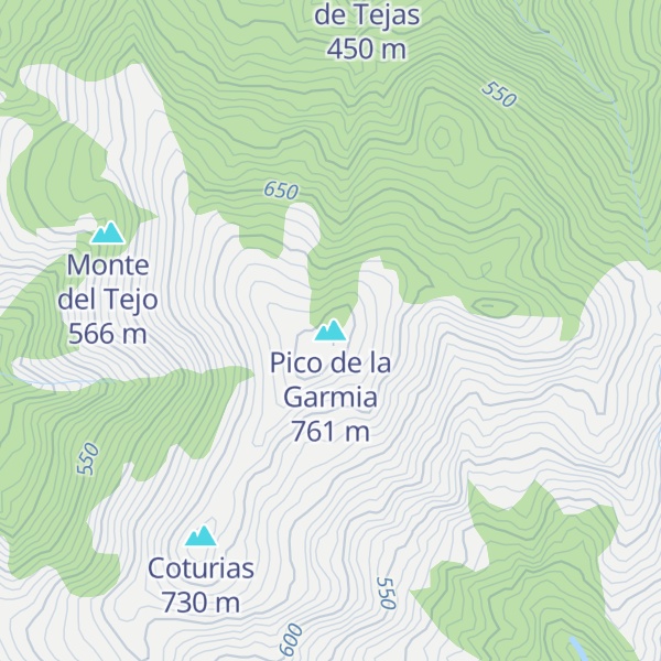 Map of Pico de la Garmia