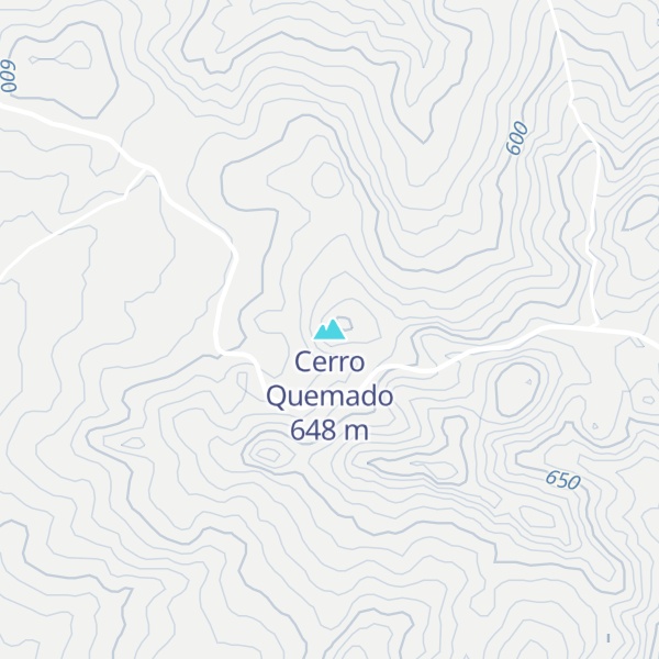 Map of Cerro Quemado