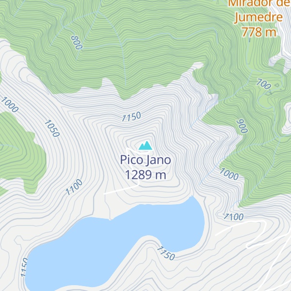 Map of Pico Jano