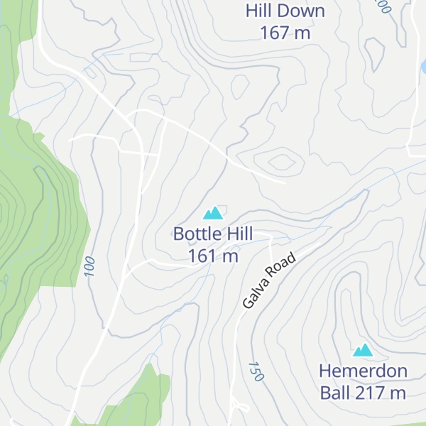 Map of Bottle Hill
