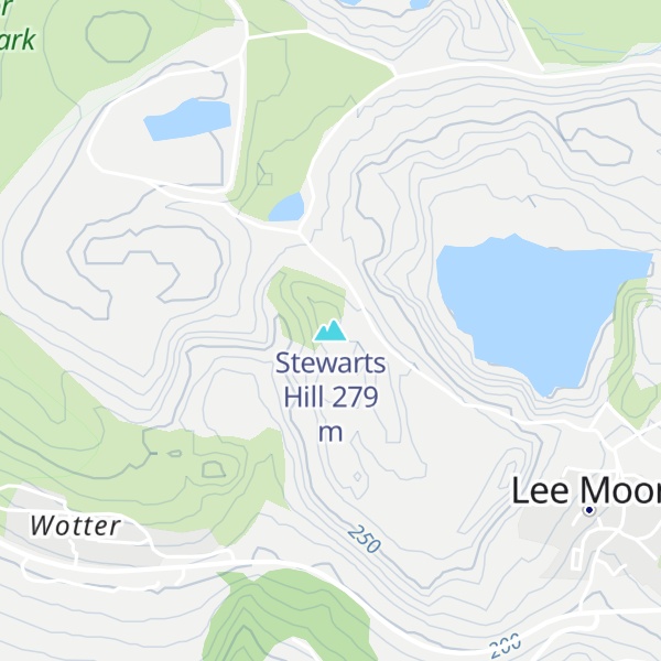 Map of Stewarts Hill
