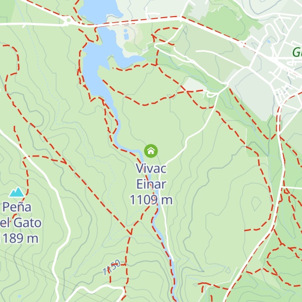 Map of Vivac Einar