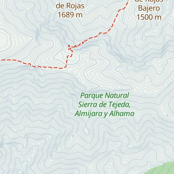 Map of Cerro La Cuna