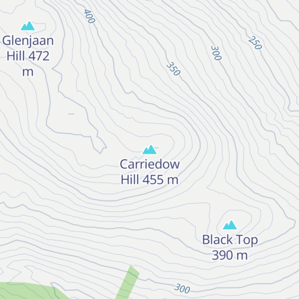 Map of Carriedow Hill
