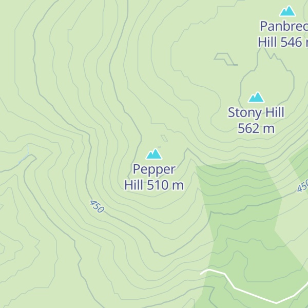 Map of Pepper Hill