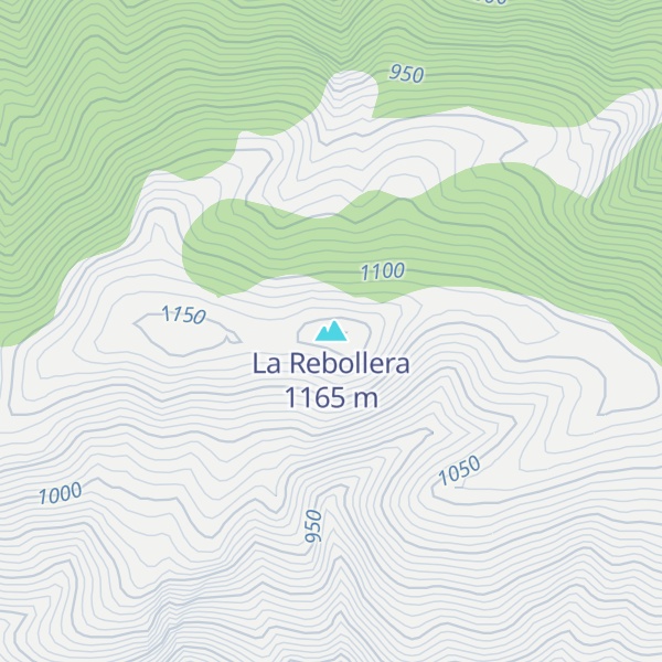 Map of La Rebollera