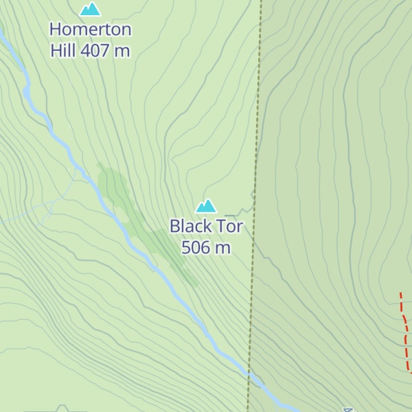 Map of Black Tor