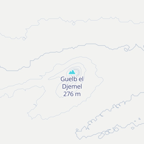 Map of Guelb el Djemel