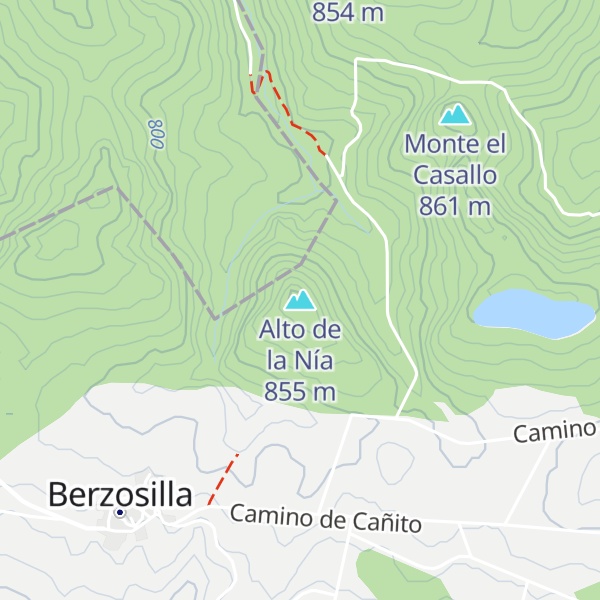 Map of Alto de la Nía