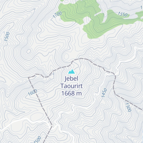 Map of Jebel Taourirt