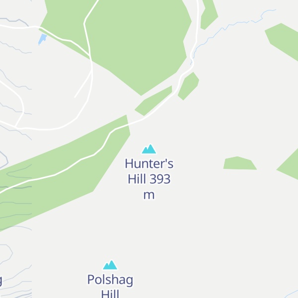 Map of Hunter's Hill