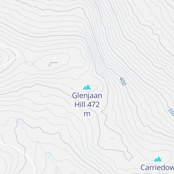 Map of Glenjaan Hill