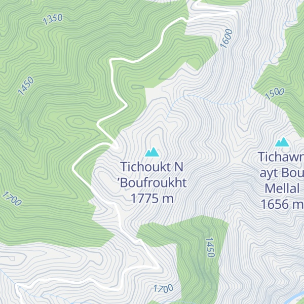 Map of Tichoukt N ’Boufroukht