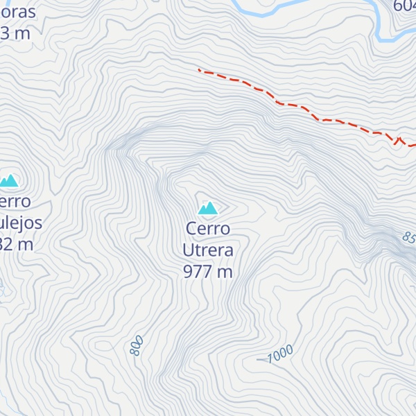Map of Cerro Utrera